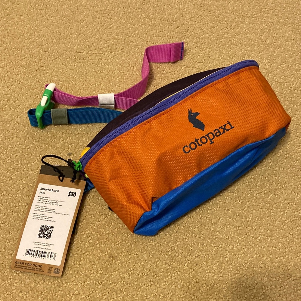 New Cotopaxi Bataan waist hip fanny pack 3 liter size